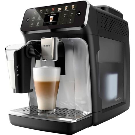 Machine a cafe avec broyeur cappuccino Philips LatteGo Series 4400 EP4446-15 BAR