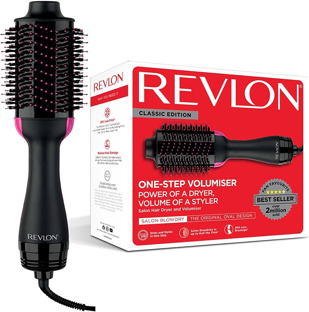 BROSSE A CHEVEUX CHAUFFANTE REVLON PROFESSIONAL Salon One-Step Volumiser RVDR5222E2
