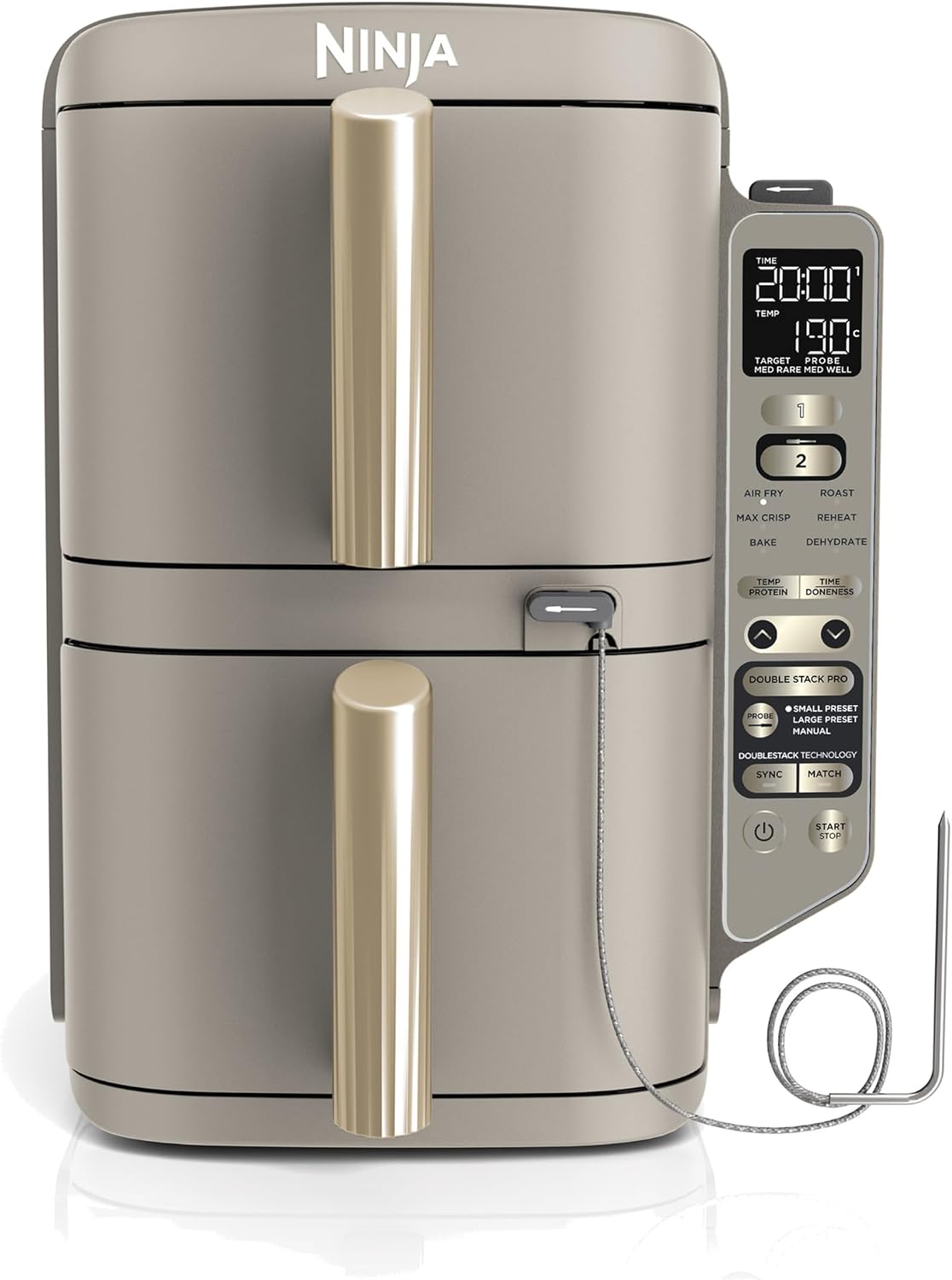 NINJA FRITEUSE SANS HUILE DOUBLE STACK XL DUALZONE 9.5L - SL451EUsd - 2500W