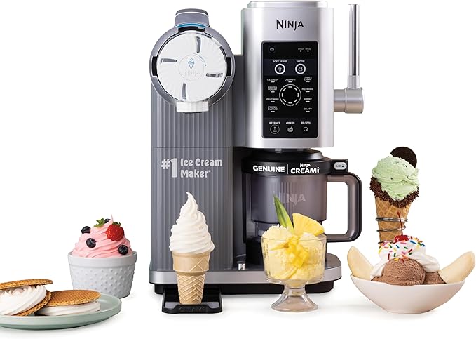 Ninja Swirl by CREAMi NC701 – Machine à Glace & Soft Serve 13-en-1