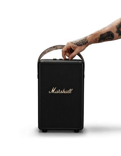 Enceinte marshall tufton -20h d'autonomie - systeme audio 3 voies -bluetooth 5.0 -ipx2
